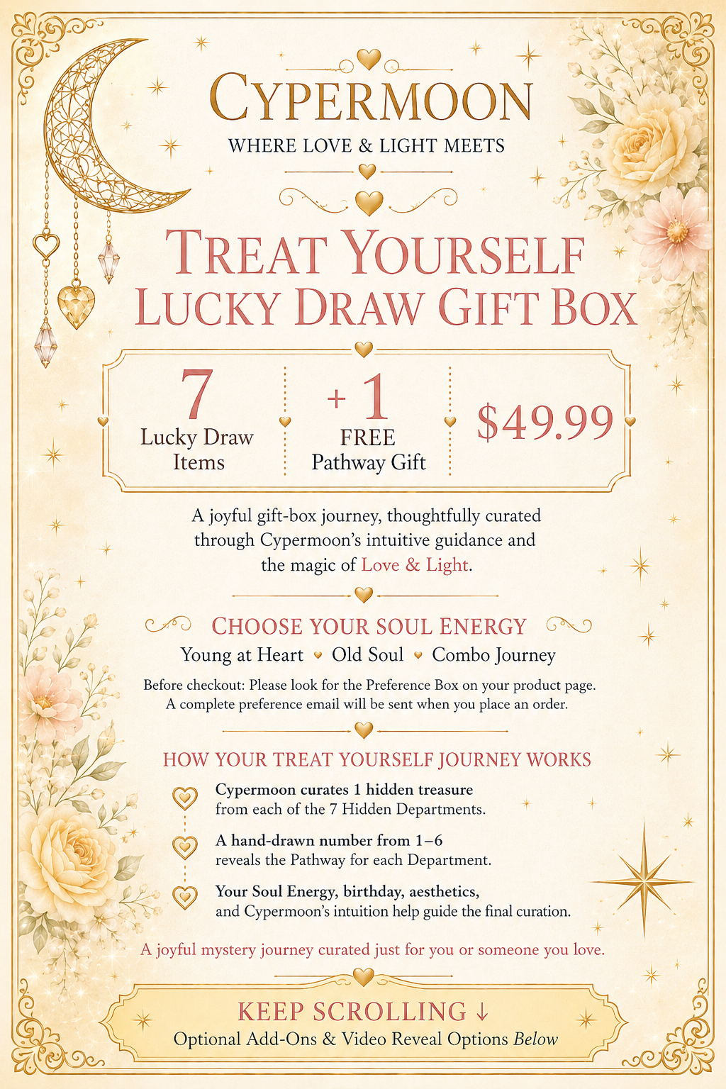 Treat Yourself Lucky Draw Gift Box - NOT a Scoop